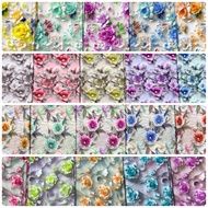 Kain Pasang Italian Silk 12D Width 44" (Price for 0.5 Meter) 12D