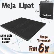 ✅1pcs/1order☝️ 1order / 1 Meja/Foldable Plastic Table 3'x3' / Mamak Hawker table / Meja Lipat Plasti