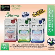 AiPharma Dr Fever/ Good Bye Fever Patch For Adult/Children/Infant (12's) Instant Cool Fever relief p