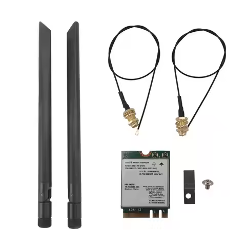 A01E-8260 8260NGW Wifi Card+2X8DB Antenna 2.4G/5Ghz 867M Bluetooth 4.2 NGFF M.2 Wifi Wireless Card M