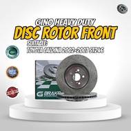 GINO DISC ROTOR FRONT & REAR FOR TOYOTA CALDINA 2002-2007 ST246