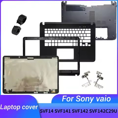 NEW For sony vaio SVF14 SVF141 SVF142 SVF143 SVF144 SVF142C29U laptop LCD BACK COVER/Front Bezel/Pal
