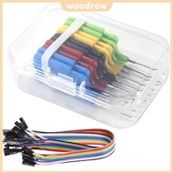 [New] 10pcs/set SDK08 Test Clips with Jumper Wires IC Test Hook Clips 40V Chip Foot Clip 2A Micro IC