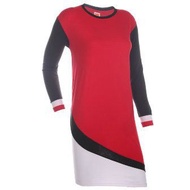 Tshirt Muslimah Oren Sport - Red/Black/White
