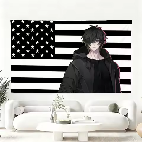 S-slow game D-damage-e flag Durable Outdoor Indoor Patio Festive Decoration Classic Design Pole Wall
