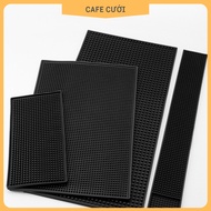 Bartending bar mat, high quality anti-slip rubber mixing mat 3 sizes 30x15 45x30 60x8