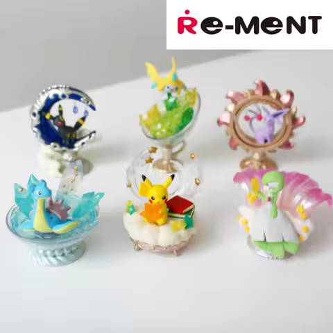 Re-Ment Pokemon STARRIUM SERIES Dreaming moonlit night Absol Glaceon Minccino Pikachu&Cleffa Kirlia&