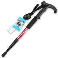 Singda outdoor trekking pole ultra light four-hiking walking stick aluminum telescopic walking stick