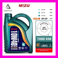 [PROMO 2024] Mizu Semi Synthetic 10W40 API SN/CF Semi Synthetic Premium Car Engine Oil (Direct dari Kilang MIZU)