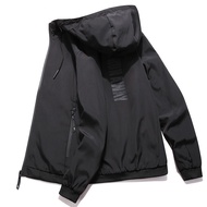 Lelaki Jaket Musim Luruh Musim Luruh Lelaki Jaket Kasual Lelaki Lelaki Jaket Hooded Lelaki Saiz Besar M-5XL