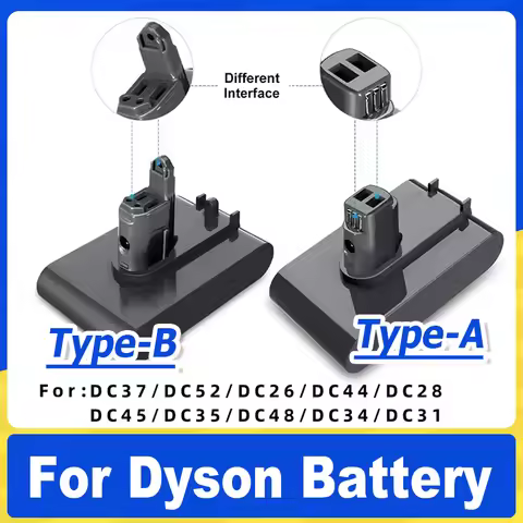 For Dyson vacuum cleaner series battery AB type suitable for DC35, DC45, DC31, DC34, DC44, DC31, Ani
