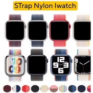 STrap Nylon loop strap for apple watch series 10 9 8 7 6 5 iwatch softband smartwatch t500 t55 42/44