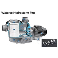 Waterco Hydrostorm Plus Pump Motor (6340275F | MOTOR 71FRAMES 1500W 7252 STD-A14 8/99)