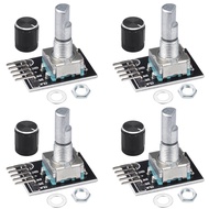 KY-040 Rotary Encoder Module 360 Degree Switch Encoders with Knob Cap Brick Sensor Modules(Pack of 4