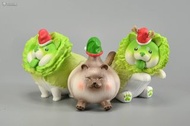 Dodowo 蔬菜動物精靈系列聖誕Ver (一套三件) 菜狗 旺角信和店
