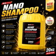 Car Wash Nano Wax Shampoo Premium Wash Sabun Basuh Kereta Cuci Kereta Wash And Wax 20KG