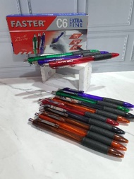 Pen Faster C6 cetek (1box/12pcs)/faster/C6/bolpen faster