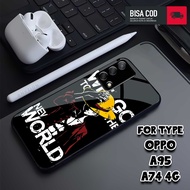 Case OPPO A74 / OPPO A95 TERBARU Motif ONE PIECE Casing Hp Murah Kesing softcase Hp GOOL CUSTOM