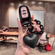 Trend Mall Car Remote Key Case Cover Shell Fob For audi Q7 A8 A6L Q5L A3L Q3 Q2L A1 A3 8P A4 A5 TTS 