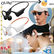 OLINI Bone Conduction Headphones, IPX5 waterproof Built-in microphone Open-Ear Headphones, Bluetooth