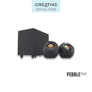 Creative Pebble Plus 2.1 - USB-Powered Desktop Speakers with Powerful Down-Firing Subwoofer and Far-