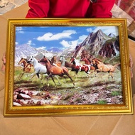 Photo Frame 8 Horse Views Home Decoration Shop Gift Souvenir Retirement Give As Gifts For Various Oc