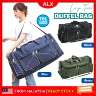 ALX 70L Large Capacity Travel Duffel Bag Sling Baggage Shoulder Strap Unisex Waterproof Cabin Luggag