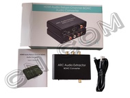 192KHz Audio Return Channel ARC Converter DAC อะแดปเตอร์เสียง HDMI Optical SPDIF Coaxial RCA แจ็ค3.5มม.สเตอริโอ