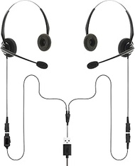 Project Telecom | USB | 2 Users | Binaural Noise Cancelling | Headset Splitter Training Supervising 