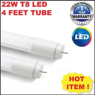 LED T8 22W 30PCS PER BOX GLASS TUBE (DAYLIGHT)6500k