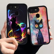 H2 Black Cat Case Case for OPPO A5 A7 A7n A12E A5S A12 A12S A3S Realme C1