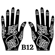 Sticker inai / Sticker Henna / Henna Stencil / Mehndi Stencil NEW DESIGN