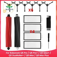 For  Q5 Pro / Q5 Pro+ / Q5 Max+ / Q5 DuoRoller+ / Q8 Max / Q8  Vacuum Cleaner Accessories Brush Filt
