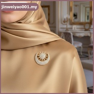 [JWY] Fashion Sun Moon Crystal Brooch for Women Rhinestone Shiny Jewelry Coat zer Scarf Accessories 