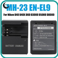 APPEAR Camera Battery Charger Rechargeable Portable Universal EN-EL9 Power Adapter for Nikon D40 D40