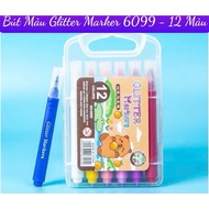 Glitter Marker 6099 - 12 Colors