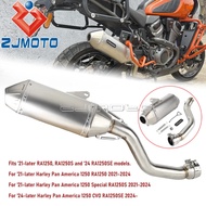 Motorcycle Exhaust Muffler System Slip-On Pipe Steel Silencer Tube For Harley Pan America 1250 Speci