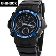 G-SHOCK 黑藍雙顯手錶 柒彩年代【NECG10】casio