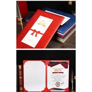 A4 folder business contract book conference agreement folder this Premium custom creative folder a3a