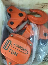 Palang xích kéo tay 10 tấn 5 m Nhật