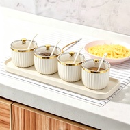 4 in 1 aesthetic spice rack set | Aesthetic Spice Container Set Aesthetic Spice Box Combination Set 