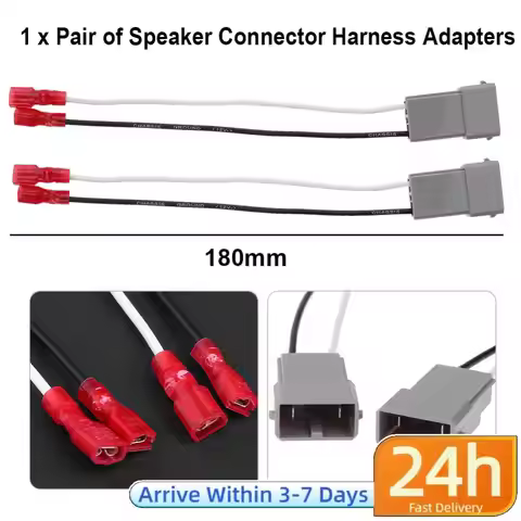 1 Pair Car Horn Speaker Adapter Wiring Harness Auto Accessories Car Horn Speaker Connector Wiring Ad