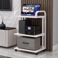 ST-💢Amplifier Rack Audio Speaker CabinetCDGall MachinehifiEquipment Movable Shelves Printer Shelf Cabinet IDT4