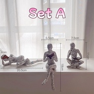 cod Resin Scholars Decoration Creative Art Design Modern Home Office Bookshelf TV Cabinet Accessorie