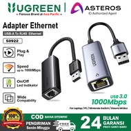 UGREEN Ethernet Adapter USB 3.0 to LAN RJ45 Speed 100Mbps 1000Mbps