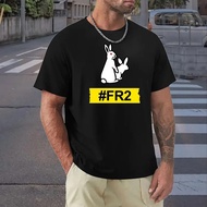 Funny FR2 T-Shirt Rabbit Pattern For Men And Women Casual Men's Cotton 1 FR2 Tops