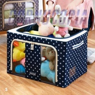 STORAGE BOX 66 liters steel frame Double zipper Large Box 66L