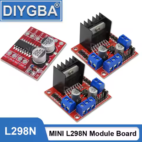L298N Driver Board 298N Module Stepper Motor Smart Car Robot Breadboard Peltier High Power L298 DC M