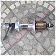 NAP HUB BELAKANG TROMOL FREE HUB SHIMANO EXAGE 36H HG50 VIA JAPAN Sepeda aksesoris sparepart