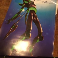 EVA2.0 新劇場版 限定海報2張連初號機玩具刀 新世紀福音戰士